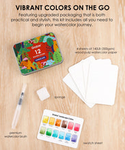 Load image into Gallery viewer, Landscape Watercolor Coloring Club Box