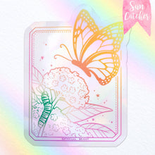Load image into Gallery viewer, Monarch Butterfly Sun Catcher Rainbow Maker Window Sticker