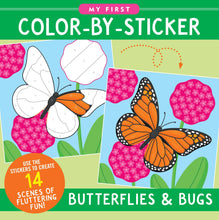 Load image into Gallery viewer, My First Color-By-Sticker Book: Butterflies & Bugs