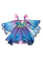 Load image into Gallery viewer, Purple Butterfly Twirl Dress & Wings & Headband