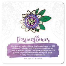 Load image into Gallery viewer, Passionflower Enamel Pin