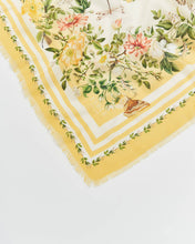 Load image into Gallery viewer, Cybele Yellow Narrative Square Scarf