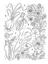 Load image into Gallery viewer, Pretty Creepy Coloring Book