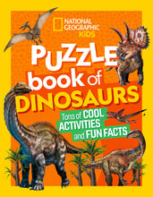 Load image into Gallery viewer, National Geographic Kids: Puzzle Book of Dinosaurs