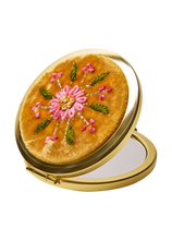 Load image into Gallery viewer, Mustard Flower Embroidered Mirror