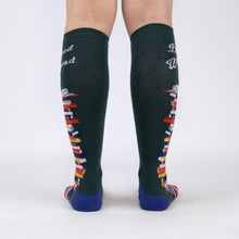 Load image into Gallery viewer, Booked for the Weekend Knee High Funky Socks