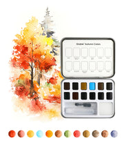 Load image into Gallery viewer, Autumn Co Watercolor Set of 12 with Brush