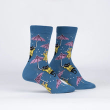Load image into Gallery viewer, Petting in the Rain Women's Crew Socks
