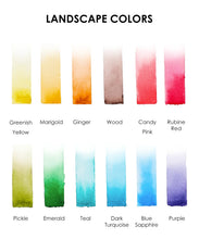 Load image into Gallery viewer, Landscape Watercolor Coloring Club Box
