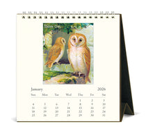 Load image into Gallery viewer, Owls Desk Calendar