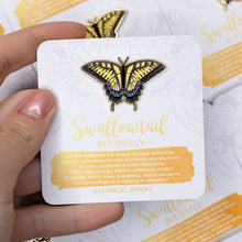 Load image into Gallery viewer, Swallowtail Butterfly Enamel Pin
