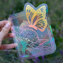 Load image into Gallery viewer, Monarch Butterfly Sun Catcher Rainbow Maker Window Sticker
