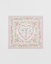 Load image into Gallery viewer, Forget Me Knot Cream Narrative Square Scarf