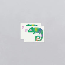 Load image into Gallery viewer, Chameleon Tattoo Pair