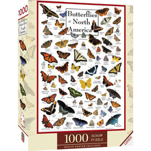 Load image into Gallery viewer, Butterflies of North America 1000pc Puzzle