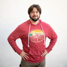 Load image into Gallery viewer, SBMNH Ballast Wave/Palms Hooded Long Sleeve Shirt