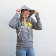 Load image into Gallery viewer, SBMNH Ballast Wave/Palms Hooded Long Sleeve Shirt