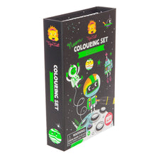 Load image into Gallery viewer, Outer Space Neon Coloring Set