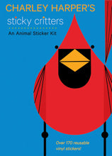 Load image into Gallery viewer, Charley Harper's Sticky Critters: An Animal Sticker Kit