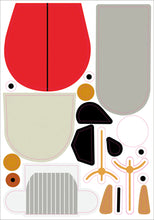 Load image into Gallery viewer, Charley Harper's Sticky Critters: An Animal Sticker Kit