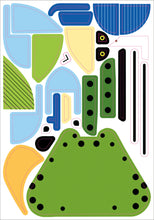Load image into Gallery viewer, Charley Harper's Sticky Critters: An Animal Sticker Kit