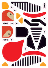 Load image into Gallery viewer, Charley Harper's Sticky Birds: An Animal Sticker Kit