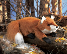 Load image into Gallery viewer, Small Red Fox Hand Puppet