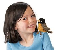 Load image into Gallery viewer, Mini Robin Finger Puppet