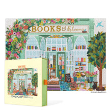 Load image into Gallery viewer, Books &amp; Blooms 1000pc Puzzle
