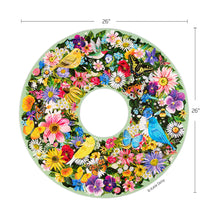 Load image into Gallery viewer, Spring Floral Wreath 1000pc Puzzle

