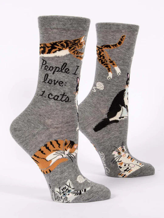 People I Love: Cats Crew Socks