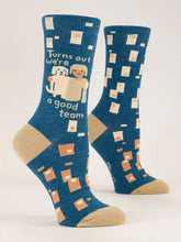 Load image into Gallery viewer, We&#39;re A Good Team Crew Socks
