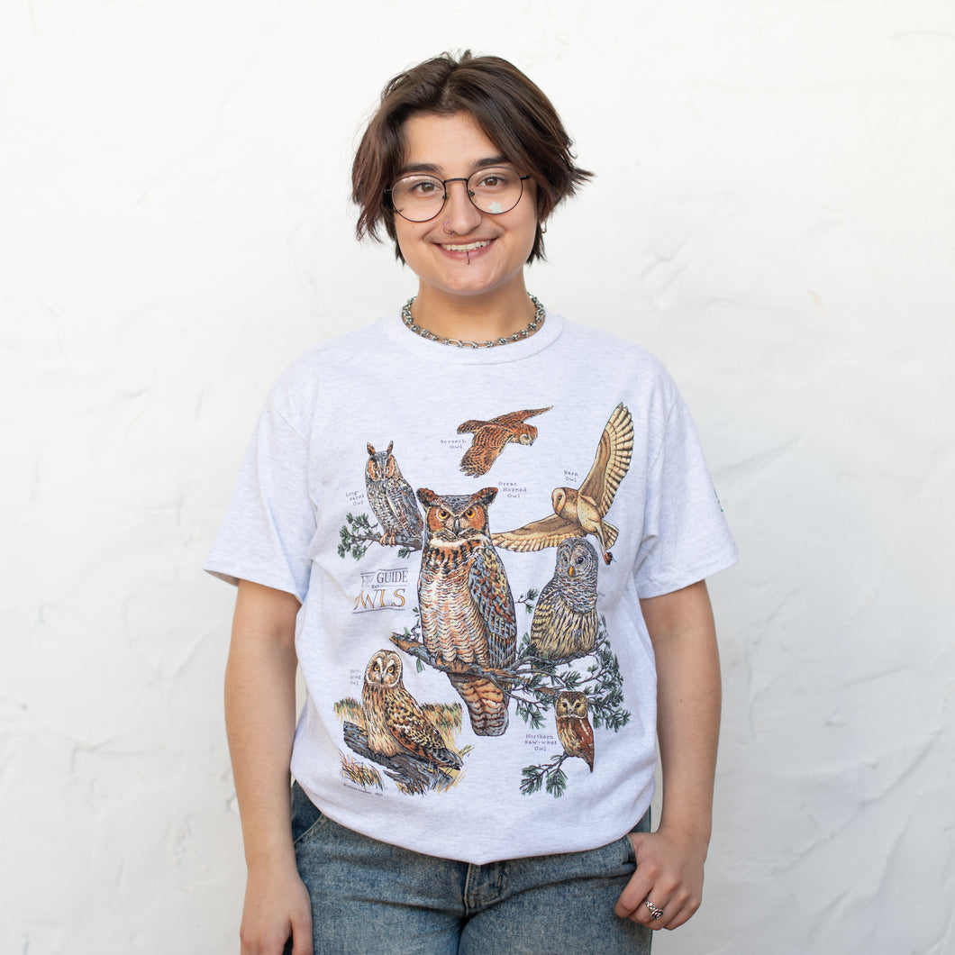 Field Guide to Owls Kid's T-Shirt