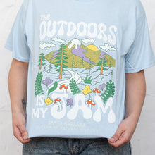 Load image into Gallery viewer, Outdoors Is My Jam Kid&#39;s T-Shirt
