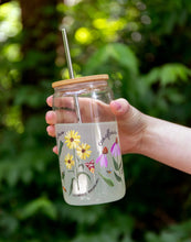 Load image into Gallery viewer, Wildflowers Botanicals Glass Can
