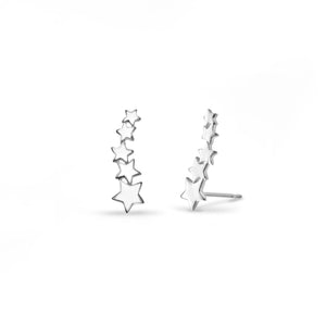 SS Star Constellation Ear Crawler Earrings