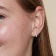 Load image into Gallery viewer, SS Meteorite Star Wrap Earrings

