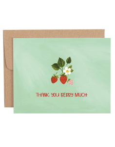Thank You Berry Much Card