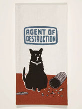 Load image into Gallery viewer, Agent of Destruction Dish Towel
