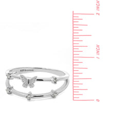 Load image into Gallery viewer, Delicate Duo Monarch Butterfly Ring
