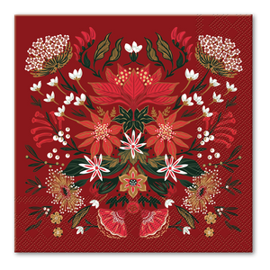 Christmas Garden Luncheon Napkin
