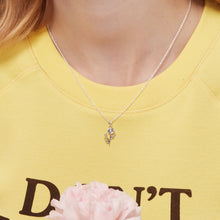 Load image into Gallery viewer, SS Poppy Flower Necklace
