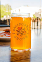 Load image into Gallery viewer, California Grown 16oz Beer Can Glass
