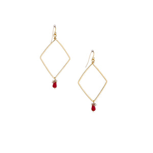 Geometric Gold-plated Earrings