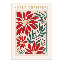 Load image into Gallery viewer, Winter Poinsettia Holiday Card Boxed Set
