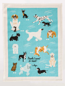 People to Meet: Dogs Dish Towel