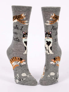 People I Love: Cats Crew Socks