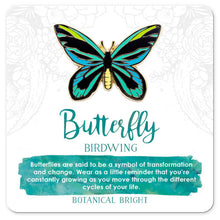 Load image into Gallery viewer, Birdwing Butterfly Enamel Pin

