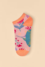 Load image into Gallery viewer, Watercolour Flowers Trainer Socks
