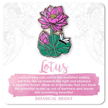 Load image into Gallery viewer, Lotus Enamel Pin
